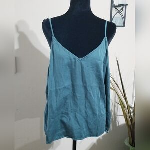 a new day Teal V-Neck Spaghetti Strap Camisole